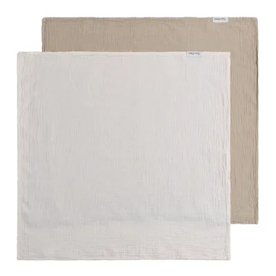 Produktbild von Baby's Only Swaddle Tender - 2-pack - Beige/Linen - 115x115 cm