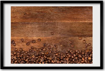 Produktbild von Bild 60x40 MDF-Rahmen, Wandkunst Kaffeebohnen