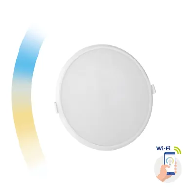 Produktbild von Spectrum LED Panel SMART Home Einbauleuchte 22W weiß rund 2000lm Alexa Google Warm bis Kalt 3000K-6500K DIMMBAR