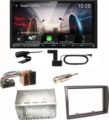 Produktbild von Kenwood DMX8021DABS Android Auto CarPlay Einbauset für Fiat Ducato Boxer Jumper