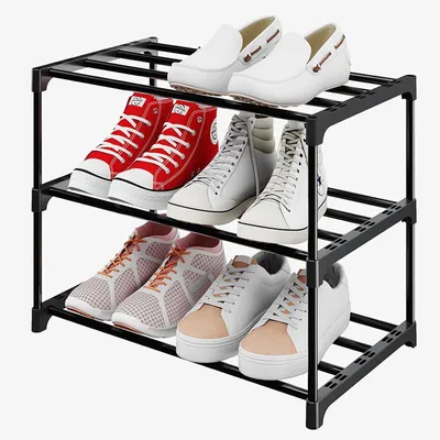 Productafbeelding van Schoenenkast voor de hal, metalen schoenenorganizer, model 2