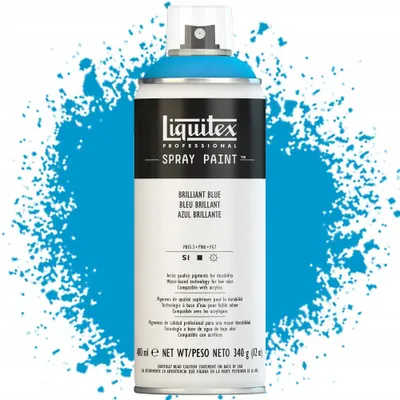 Produktbild von Liquitex Sprühfarbe Brilliant Blue 400ml Acrylfarbe