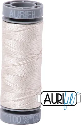 Produktbild von AURIfil Nähgarn MK28WT 750m, 100% Baumwolle : 2309 Silver White AURIfil: 2309 Silver White