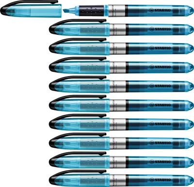 Produktbild von Textmarker - STABILO NAVIGATOR - 10er Pack - blau