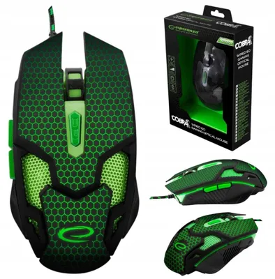 Produktbild von Esperanza MX501 Gaming Maus 2400 DPI Optisch Schwarz