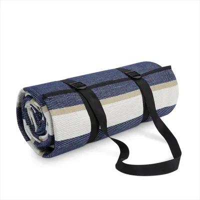 Produktbild von Picknickdecke Campingdecke XXL Strand Picknickdecke Wasserdicht Mit Tragegriff 200x200cm