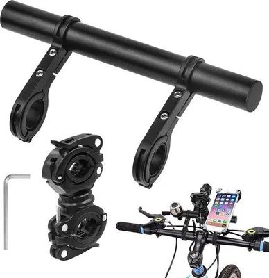 Produktbild von Famanu Fahrradlenkerverlängerung - Aluminiumlegierung mit Lamphalter