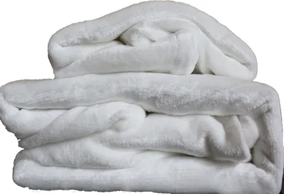 Produktbild von Winter Bettwäsche Teddy Fleece 135x200+80x80cm uni/einfarbig weiss, Flausch Plüsch Nicky