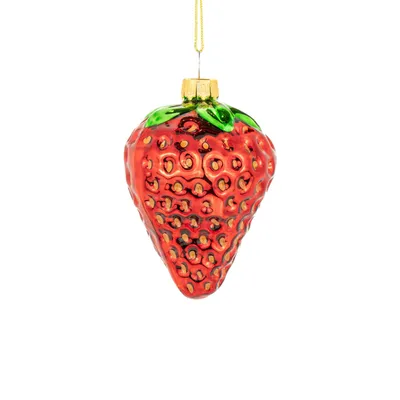 Produktbild von Erdbeer Weihnachtskugel - Sass & Belle