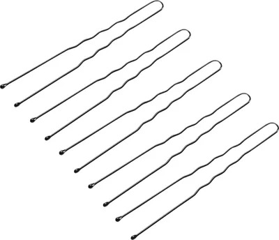 Zdjęcie produktu dla Kokówki fryzjerskie do włosów E-65 300 szt. 7 cm czarne