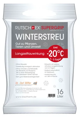 Produktbild von RUTSCH-EX Supergrip 1x16l Winterstreu mit Auftauwirkung salzfrei Streumittel