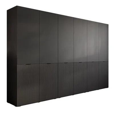 Produktbild von Kippschrank SANDBOX MODERN 300, mit LED Belechtung, Graphit / Schwarzer Graphit