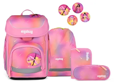 Zdjęcie produktu dla Zestaw plecaka szkolnego ergobag cubo, model UnbesiegBär