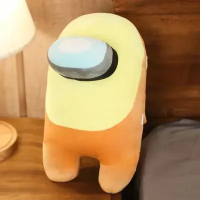 Produktbild von Among Us Gelb Kuscheltier 18 cm – weiche Plüschfigur für Fans, Kinder & Sammler