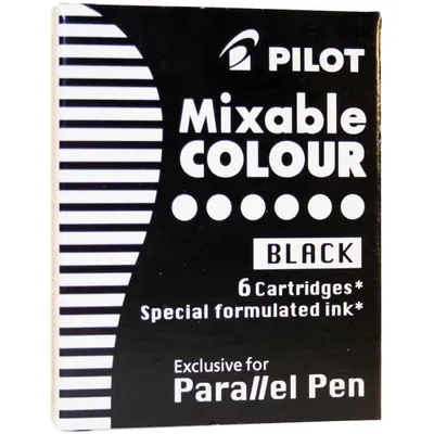 Immagine prodotto di Cartucce d'inchiostro PILOT per portapenne parallelo, nero