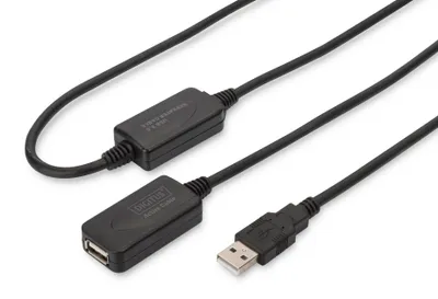 Produktbild von DIGITUS Aktives USB 2.0 Verlängerungskabel, 20 m
