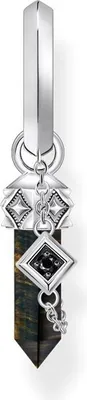 Image de Thomas Sabo - CR724-950-1 - Créole unique - Unie - Argent 925 noirci