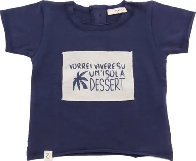 Immagine prodotto di 7677AH maglia bimbo boy MAPERO' blue patch t-shirt