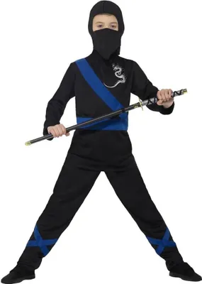Image de Smiffys - Costume pour enfants SM2581 (110-116) (Noir/Bleu)