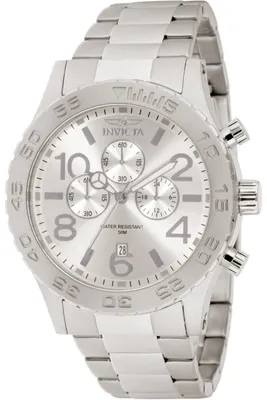 Obrázek produktu pro Invicta Specialty 1269 Pánské Hodinky - Quartz Hnutí - Nerezová Ocel se Stříbrným Ciferníkem - 50 mm