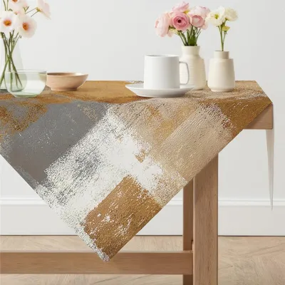 Obrázek produktu pro Omyvatelná ubrus, 85x85 cm, čtvercová, moderní, abstraktní design
