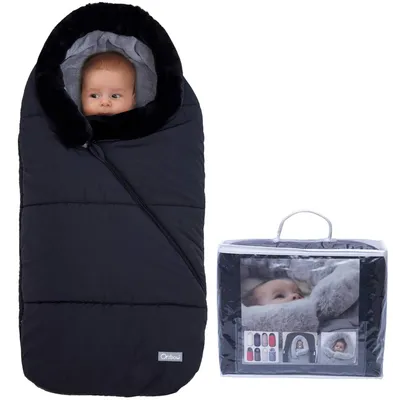 Produktbild von Fußsäcke für Kinderwagen mit Fellbesatz
