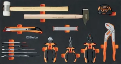 Image de BETA RSC24L Servante d'atelier mobile 7 tiroirs + assortiment de 248 outils