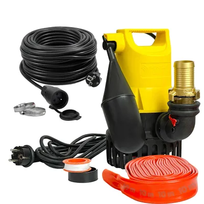 Produktbild von Bandloo JP50000: Set mit Jung U3KS Pumpe + 10m Schlauch + Zubehör + Verlängerung