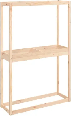 Productafbeelding van Bandenrek van massief grenenhout, 120 x 40 x 180 cm