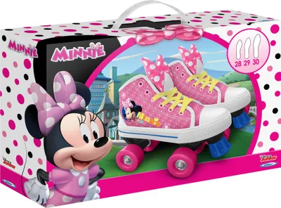Produktbild von Rollschuhe Minnie Mouse Mädchen rosa/weiß Größe 29