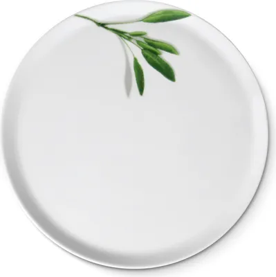 Produktbild von CreaTable - EUROPA KRÄUTER - Pizzateller SALBEI 33 cm aus Porzellan