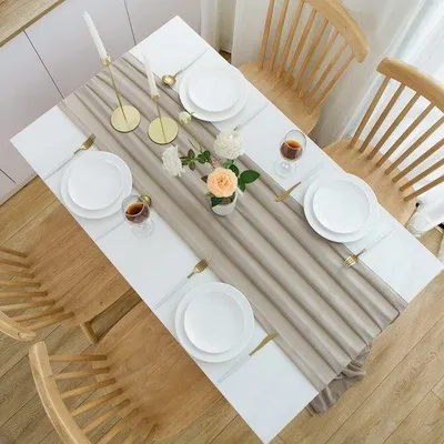Obrázok produktu pre Stolová stuha v farbe Kameel na svadbu, narodeniny, Vianoce
