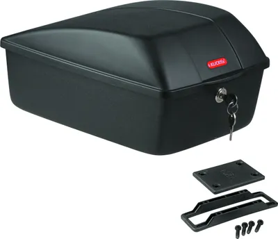 Produktbild von KLICKfix Box, Hinten, Fahrrad-Topcase, Schwarz, 12 l, 10 kg, 350 mm