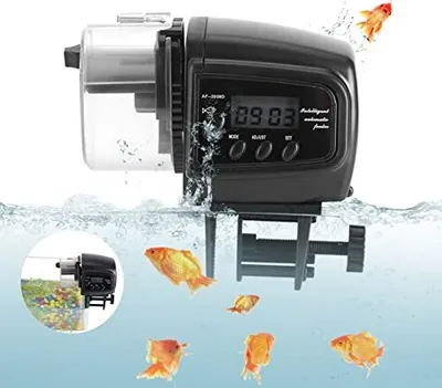 Produktbild von Automatischer Fischfutterautomat, automatischer Fischfutterspender, Urlaubs-Timer, digitaler LCD-elektronischer Timer, automatische