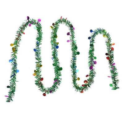 Immagine prodotto di Set di 12 ghirlande natalizie Clayre & Eef 450 cm in plastica verde