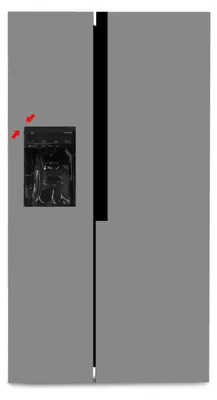 Obrázok produktu pre Gorenje NRR9185ESXL, Voľne stojaci, Americké dvere, Šedá, 2 dvere/dverí, LED, Na dverách