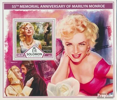 Produktbild von Briefmarken Salomoninseln 2017 Mi Block 672 (kompl. Ausg.) postfrisch Marilyn Monroe