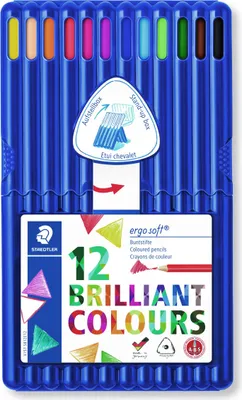 Immagine prodotto di Matite acquerellabili 12 colori Ergosoft Staedtler