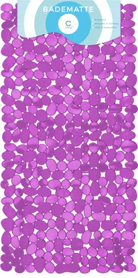 Produktbild von Circul Badewannenmatte 70 x 35 cm beere Steinoptik modern - Anti-Rutsch