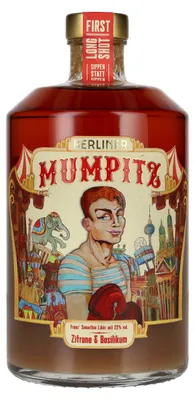 Produktbild von Berliner Mumpitz Zitrone & Basilikum 22% Vol. 0,7l