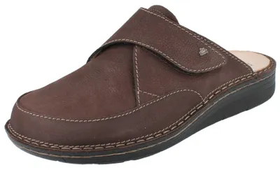 Produktbild von FINN COMFORT FinnPlus Aguilas Herren Clog dunkelbraun genarbtes Nubukleder - Größe: 40