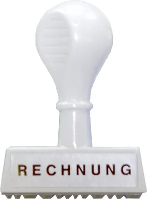 Produktbild von Textstempel -Rechnung- Packung mit 6 Stück