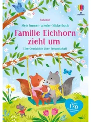 Obrázek produktu pro Mein Immer-wieder-Stickerbuch: Familie Eichhorn zieht um
