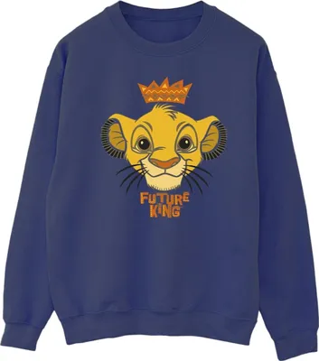 Produktbild von Disney - "The Lion King Future King" Sweatshirt für Herren BI18463 (M) (Marineblau)