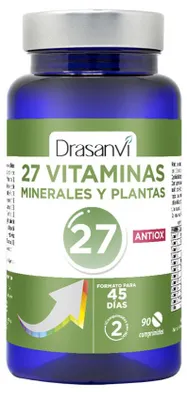Productafbeelding van DRASANVI 27 Vitaminen & Antioxidant Mineralen, 90 tabletten
