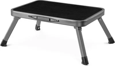 Produktbild von Famanu Klapphocker Metall - für die Küche - 457 x 33 x 172 cm - 150 kg - Rutschfest - Stabil