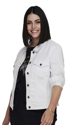 Produktbild von ONLY 15237814, Erwachsener, Regular fit, Baumwolle, Polyester, Elasthan, Weiß