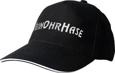 Produktbild von Baseballcap mit Einstickung - Meinohrhase - KN283 schwarz