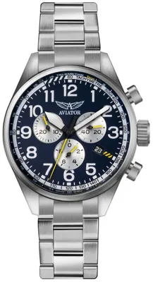 Zdjęcie produktu dla Zegarek męski Aviator V.2.25.0.170.5 srebrny