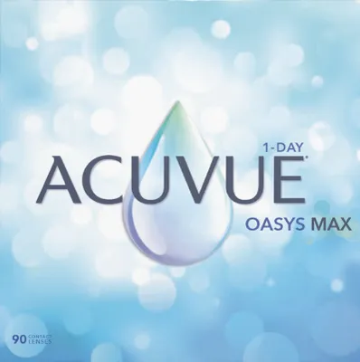 Produktbild von ACUVUE OASYS MAX 1-Day - 90 daily lenses - Sph: +7.0, BC: 8.5, D: 14.3